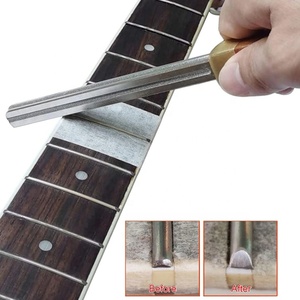 Lime à couronne de frettes de <span class=keywords><strong>guitare</strong></span> portable avec manche en bois, 1mm 2mm 3mm 4mm, outil de <span class=keywords><strong>luthier</strong></span> pour réparation et polissage - Product Image 3