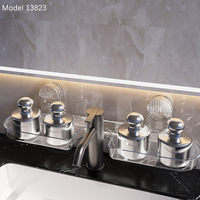 2025 tout nouveau porte-éponge robinet organisateur support cuisine accessoires évier Caddy détachable suspendu savon Chrome pour salle de bain