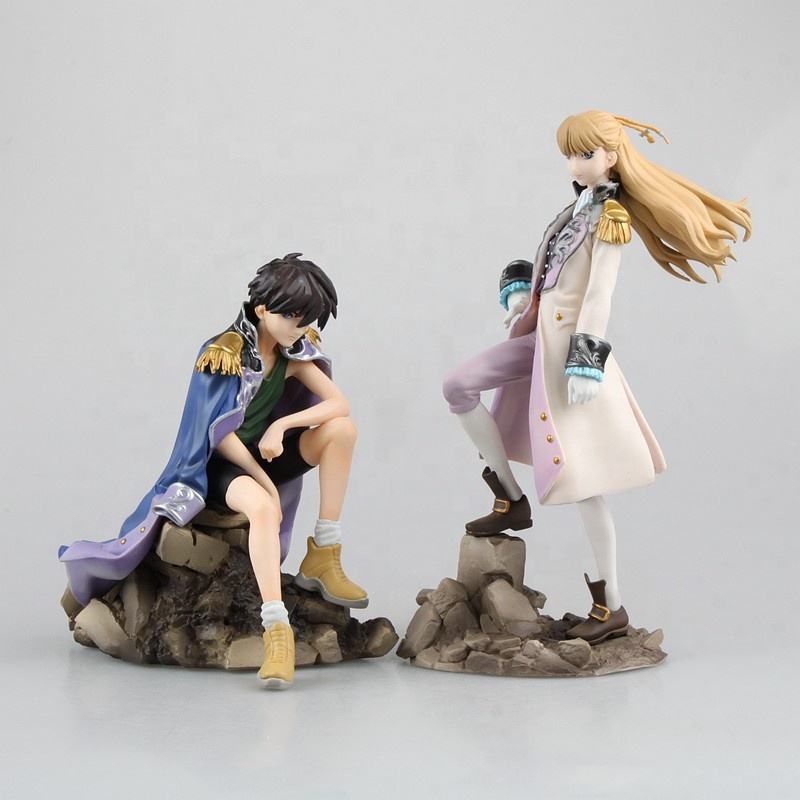 Gundam Wing Heero Yuy & Relena Action Figure Toy - PVC Collectible