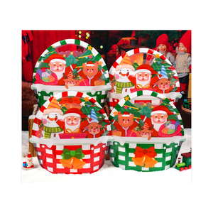 Mignon Arbre de Noël Stand-up Zipper Mylar Sacs PE Plastique pour Café Bonbons Gummies Salade Emballage Arbre de Noël Imprimé - Product Image 3
