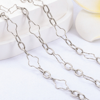 304 Anti ternissement en acier inoxydable à motifs mixte lien chaîne Punk Style bijoux à bricoler soi-même rouleau pour collier bijoux résultats composants