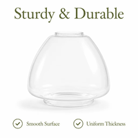 Abat-jour en verre soufflé à la main pour lampe, style minimaliste, pour éclairage décoratif domestique, vente en gros