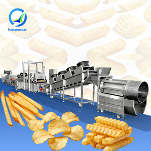 Ligne de production industrielle automatique OCEAN <span class=keywords><strong>pour</strong></span> la fabrication de chips de pommes de terre fraîches 100 kg/h, machine à <span class=keywords><strong>faire</strong></span> des chips de patates douces - Product Image 1