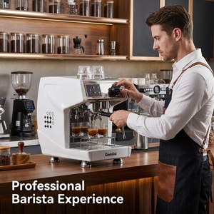 SY-108 Máquina de Café <span class=keywords><strong>Espresso</strong></span> Comercial Totalmente Automática de 19 Bares con Espumador de Leche de un Toque y Sistema de Autolimpieza para Cafetería - Product Image 4