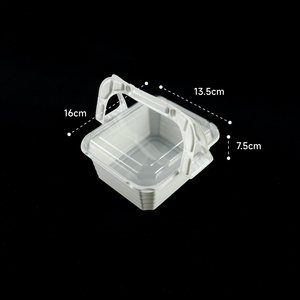 Wholesale <strong>Sweets</strong> and Snacks Packaging <strong>Box</strong> With Handles Transparent Window Easy Carry Design Suit for Bakery &amp; Party Favors - Product Image 2
