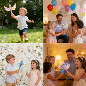 Bâton à bulles magique en plastique, machine à bulles électrique, pistolet à bulles à main, jouet pour enfants, pistolet à bulles pour enfants - Product Image 4