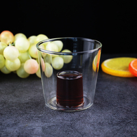 Verres à shot Jager Bomb à double paroi faits à la main, 100 ml, verres à whisky, 8*8 cm, verres à shot transparents pour bar, boîte de nuit, fête
