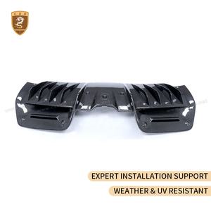 Kit carrosserie en carbone sec, diffuseur arrière <span class=keywords><strong>pour</strong></span> <span class=keywords><strong>Ferrari</strong></span> SF90 Stradale Spider, style OEM, lèvre arrière, menton - Product Image 4