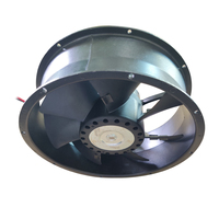 Ventilateur axial rond 254x89mm 10 pouces 110V 220V CA avec double roulement à billes pour ventilation minière et refroidisseur d'air de grande capacité