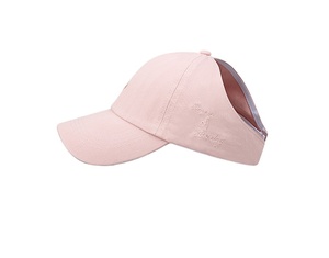 Gorras de Béisbol de Algodón Bordadas de Alta Calidad para Mujer, con Cola de Caballo, Estilo Deportivo, sin Espalda, para Cabello Rizado, Venta al por Mayor - Product Image 4