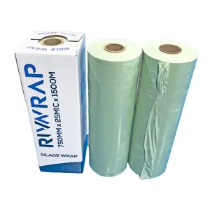silage plastic bale film wrap blown bale wrap 5 layer silage film high uv protection silage bale wrap