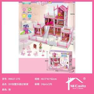Diy Villa Paradise Pretend Play Toy Plastic House For Kids Age 4-6Y - Product Image 3