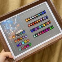 Vernis Gel Effet Œil de Chat Perles de Verre 20/38/40/54 Couleurs, Effet Ampoule Scintillante, Couleurs Bonbon Cristallines pour Nail Art