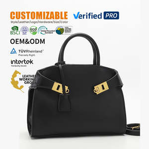 Nuova Elegante Borsa a Tracolla in Pelle da Donna con Cinturino Regolabile, Chiusura a Cerniera e Fodera in Poliestere, Elegante Valigetta da Donna - Product Image 1