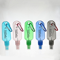 Vente en gros de vaporisateur en plastique PET PETG transparent et pratique écologique 30ml 50ml 60ml 75ml d'alcool