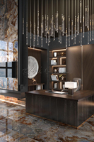 Luxus Jade Stein Muster Porzellan fliesen glänzend verschleiß fest moderne Wand Bodenbelag Home Decor Hotel Projekt Pracht