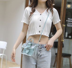 Senhoras Designer Saco de Ombro das Mulheres Doce Cor Crossbody Flap Messenger Bags Moda PVC Transparente Geléia Sacos para As Mulheres