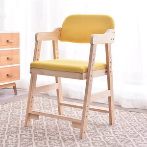 Adjustable Wooden Kids <b>Chair</b> Solid Wood Ergonomic Design For <b>Study</b> And Home Use - Product Image 1