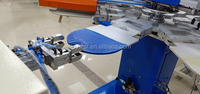Machine d'impression sérigraphique rapide pour étiquettes de col de t-shirt, machine d'impression sur bonnets de bain en silicone bicolores, machine d'impression sur soie