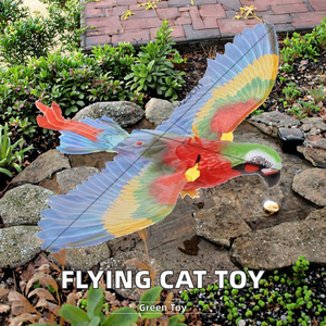 Hot New eco-friendly volanti Eagle & Bird giocattoli interattivi elettrici per gatti appeso in plastica stile cartone animato giocattoli per gatti - Product Image 2