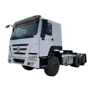10 Automatic 6x4 Tractor Truck Howo Sinotruk 371 Price Sale Used Case 100hp Tractors Heavy Truck Euro 3 SINOTRUCK Manual 6 - 8L