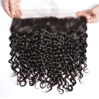 Vente en gros, cheveux humains, Lace Frontal HD, mèches lisses, Body Water Deep Wave, 4x4, 5x5, 13x4, Lace Frontal Closure