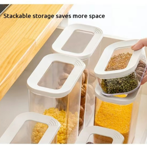 Kín thực phẩm lưu trữ container Set, nhựa Nhà Bếp Đựng thức ăn tổ chức cho hàng khô, ngũ cốc và cà phê - Product Image 4