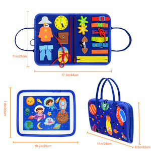 Toddler giáo dục học tập hoạt động cảm giác Hội Đồng Quản Trị cảm thấy Montessori đồ chơi bận rộn Hội Đồng Quản trị cho trẻ em - Product Image 2
