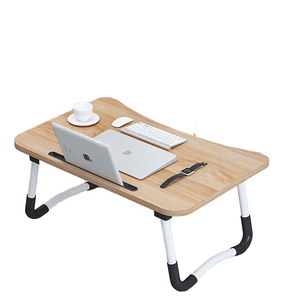 Mesa Portátil Dobrável para Laptop |   Mesa de Escritório Durável com Suporte de Madeira |   Mesa de Estudo Infantil Dobrável para Computador - Envio Rápido - Product Image 1