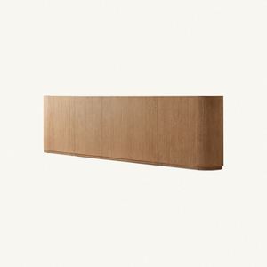 Juego de Muebles de Dormitorio de Lujo Moderno Clásico Americano con Cama King Size de Madera de Roble Macizo, Cama Tapizada con Mesitas de Noche Integradas - Product Image 3