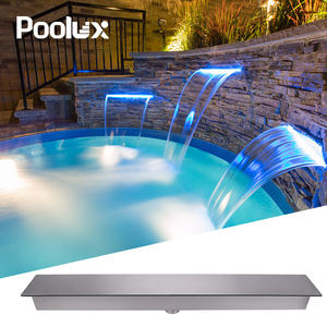 Cascada de agua al por mayor de fábrica, fuente de agua para interiores y exteriores, cascada de piscina de acero inoxidable - Product Image 3