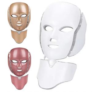 Masques de thérapie faciale à haute densité 240 LED, double longueur d'onde 633/830 nm avec interface en silicone médical pour les soins de spa - Product Image 1