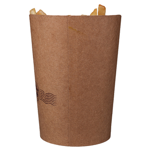 Caja <span class=keywords><strong>de</strong></span> Papel Kraft Marrón Ecológica y Reciclable para Papas Fritas, Vaso <span class=keywords><strong>de</strong></span> Papel con Tapa Inclinada para Papas Fritas, para Restaurantes <span class=keywords><strong>de</strong></span> Hamburguesas, Suministro al por Mayor - Product Image 6