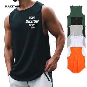 BX10001 Wholesale Sportswear Sport <b>Vest</b> Custom Logo Sleeveless Breathable Quick Dry 100% Polyester Running Fitness Tank Top Men - Product Image 1