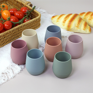 Alta Qualidade Inquebrável Silicone Cup Egg Forma Pequeno Beber Cup - Product Image 1