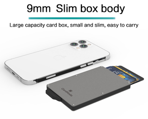 Fashionable Anti-Theft Pop-Up <b>Wallet</b> Aluminum <b>RFID</b> Protected Credit Card Case for Bank Cards - Product Image 3