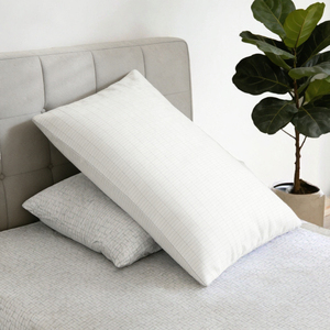 Taie d'oreiller rectangulaire haut de gamme en coton biologique tricoté avec 15 % de fibres d'argent, antistatique et de mise à la terre, pour usage domestique et hôtelier - Product Image 3