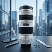 عدسة كاميرا رقمية DF الأكثر مبيعًا، جديدة بنسبة 99%، 70-200 مم F/2.8L USM، عدسة تصوير عن بعد لكاميرات SLR الرقمية