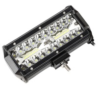 Barra de luz de inundación LED de 7 ''y 120W para automóviles y camiones todoterreno para modelos FJ Cruiser y Hilux