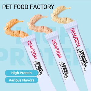 Snack per <span class=keywords><strong>Gatti</strong></span> di Qualità Export, Senza Cereali, Purè Cremoso ad Alto Contenuto Proteico, Produzione OEM ODM con Etichetta Privata - Product Image 1