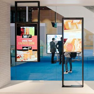 Pantalla de ventana ultrafina FHD de doble cara HXXK, animación de alto brillo para centro comercial, cartel publicitario de tienda - Product Image 4