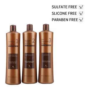 OEM krim Salon rambut permanen 1000ml, pelurus rambut Keratin Brazil, krim perawatan Keratin rambut untuk penghalus rambut - Product Image 4