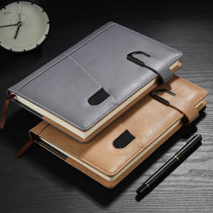 Edición 2023, diario de oficina ejecutiva de lujo, <span class=keywords><strong>Agenda</strong></span> Ejecutiva, tamaño A5, cubierta de cuero, 100 hojas, papelería térmica, libro lácteo - Product Image 1