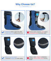 Orthèse de maintien pédiatrique pour tendon d'Achille, attelle de rééducation du pied, renforceur de cheville et de pied, exerciceur, botte de rééducation pour fracture de la jambe et de la cheville