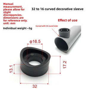 32 giri 16 arco manicotto decorativo <span class=keywords><strong>limite</strong></span> giunto rotante boccola in plastica accessori per attrezzature da <span class=keywords><strong>Fitness</strong></span> - Product Image 2