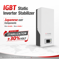 Stabilizer Tegangan Statis Berbasis IGBT 800VA 1000VA 3000VA 5000VA 8000VA 10000VA Untuk 110V 220V 230V 380V