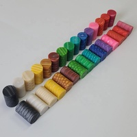 자신리 컬러풀 당구 큐 페룰 드래곤 스케일 사이즈 25mm*15mm 페룰 큐 스틱 로드 당구 용품