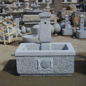 Fontaines d'eau décoratives en pierre naturelle pour jardin - Product Image 1