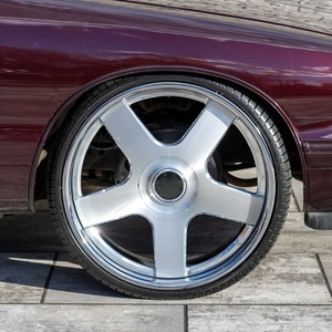 Cerchi Forgiati in 2 Pezzi a <span class=keywords><strong>5</strong></span> Razze Spazzolate 22 24 26 Pollici 5x127 per Chevy Impala SS, Ruote Personalizzate per Auto Passeggeri OEM SEMA - Product Image 5