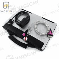 Câble DB9 vers Deutsch 9 broches et kit clé USB pour logiciel Liebherr Crane V2.14.2, outil de diagnostic pour excavatrice et camion + ordinateur portable CF53
